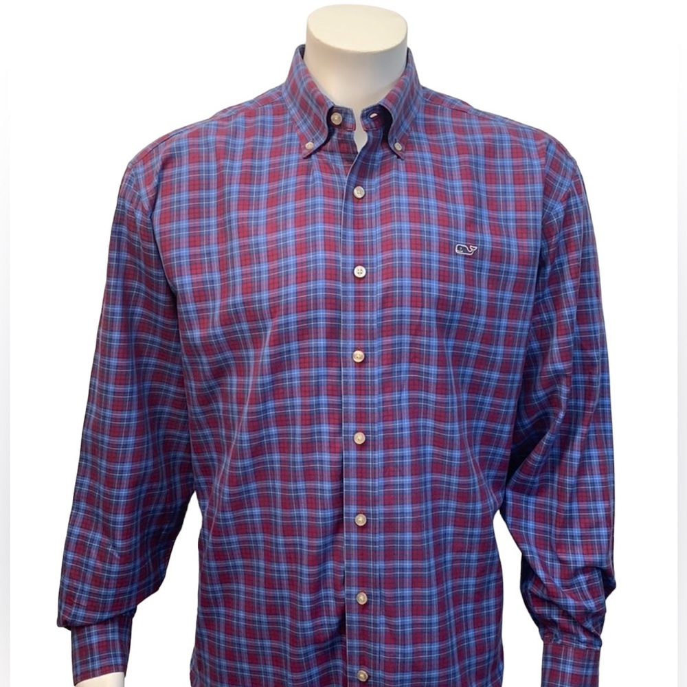 Vineyard Vines by Shep & Ian Checkered Whale Shirt
